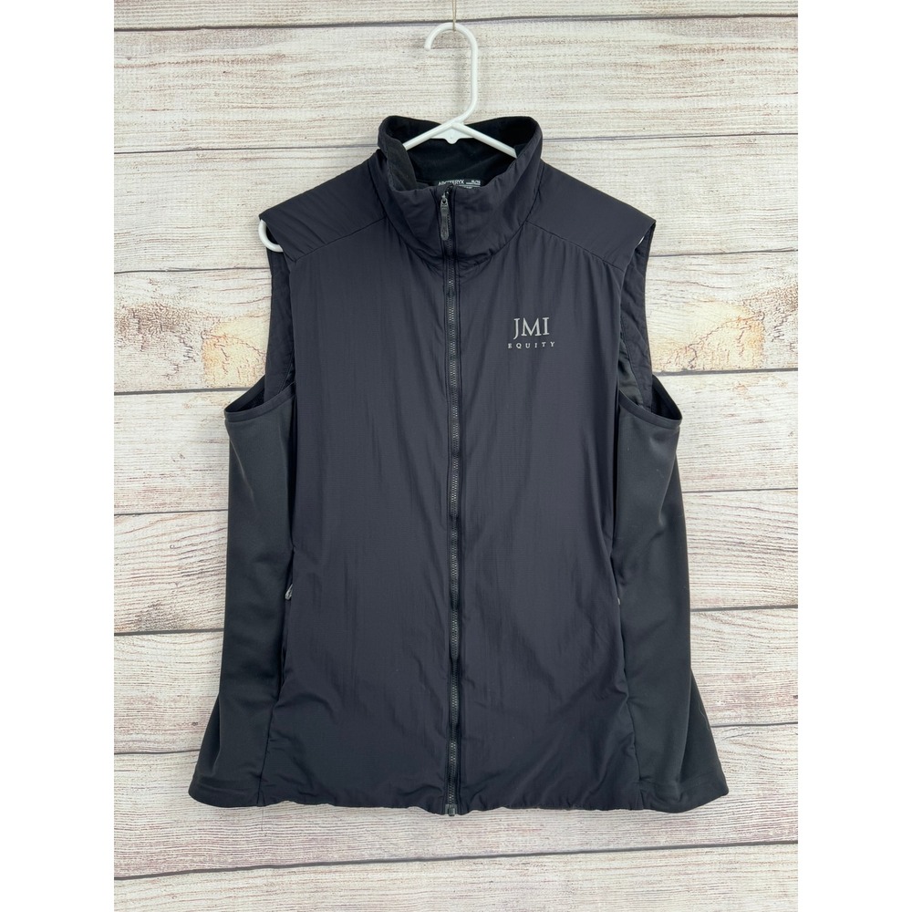 Arc'teryx Atom LT Vest Men XL Black JMI Equity Insulated Full Zip